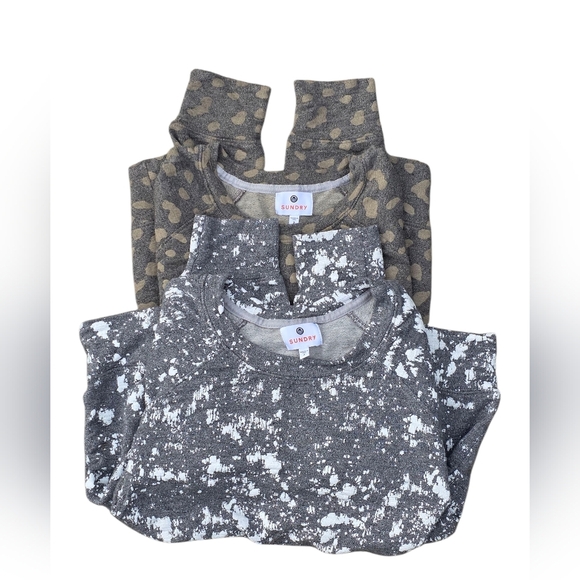 Sundry Bundle of 2 Sundry Sweatshirts by Anthropologie - Size 2 (Medium) - Picture 1 of 9